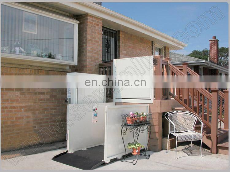 7LSJW Shandong SevenLift home electric-hydraulic chair stairway elevator lift