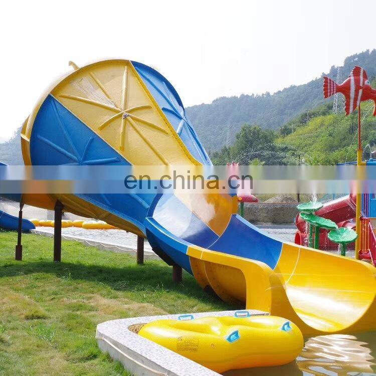 Fiberglass Huge Trumpet Slide for Water Park
