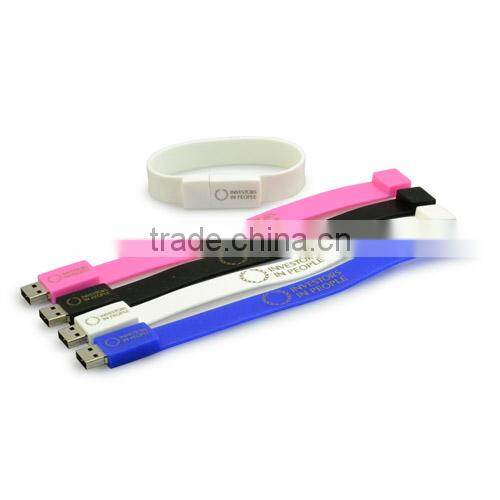 usb silicone wristband 4 gb