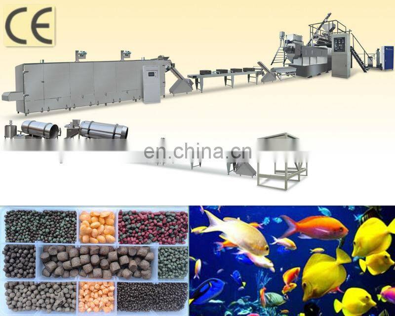 Floating fish feed pellet making extruder machine animal food production line china jinan saixin price