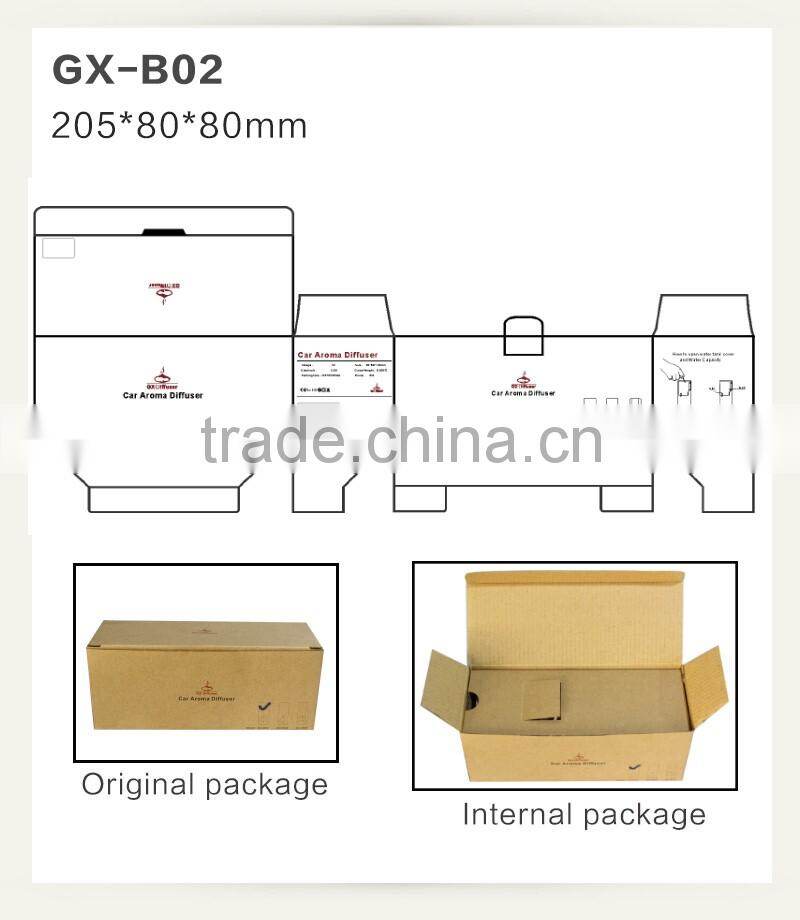 2016 A-alloy fashion design Grey decoration car purifier wholesal GX-B02