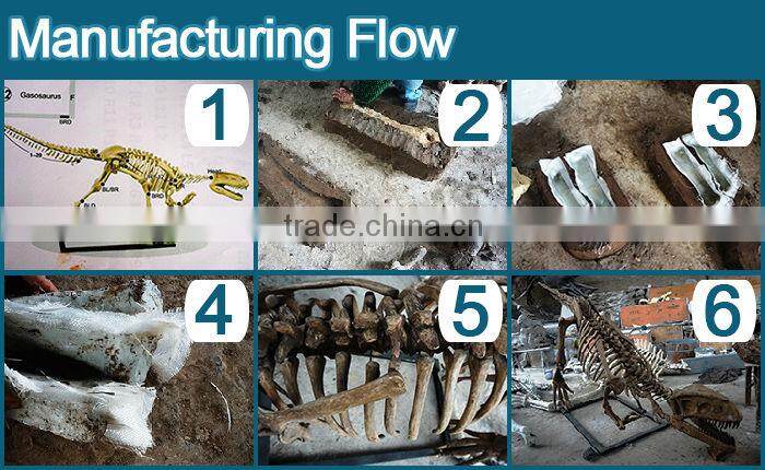 Lisaurus-J dinosaur skulls for exhibitions/amusement parks