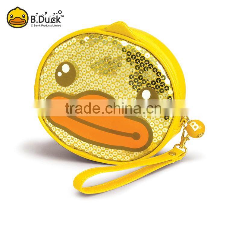 Wholesale B.DUCK brand cute animal printing cotton canvas cosmetic bag