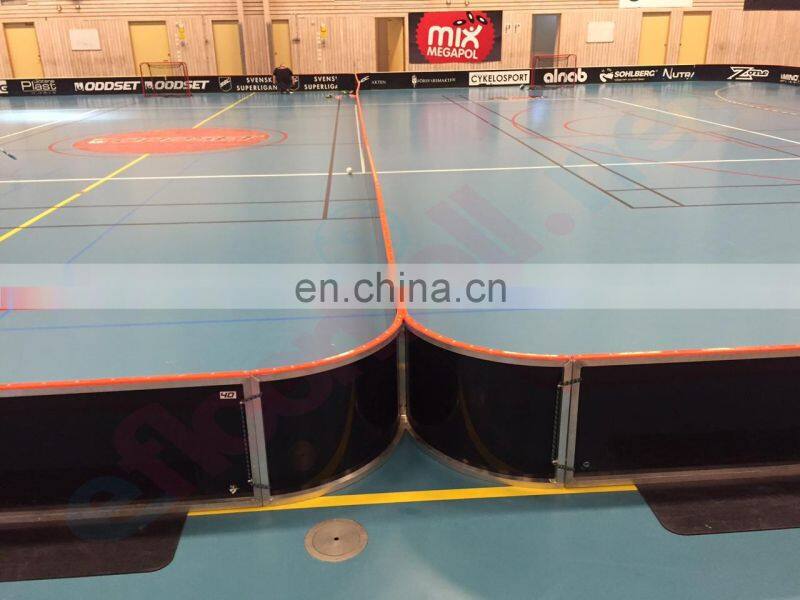 Floorball rink board 40*20m / floorball boards and floorball goals