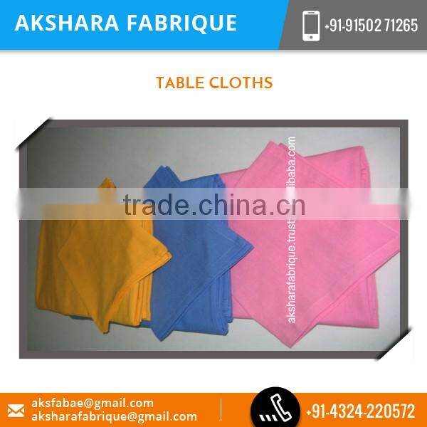 Beautiful Decorative Table cloth for Hotel at Lowest Price