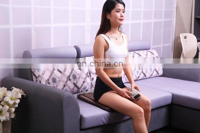 Korea germanium heated mattress tourmaline stone electric heating pad far infrared physiotherapy health care seat mat
