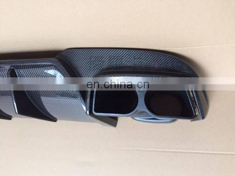 carbon finber diffuser for e class w212 with exhuast tips w212 sport diffuser and muffler tips carbon finber material 2017 styl