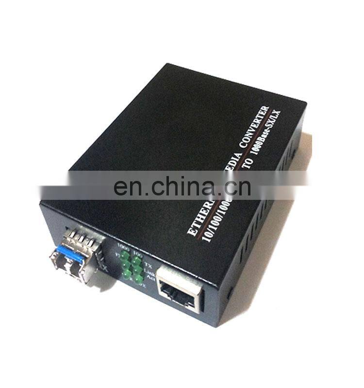 fiber optic media converter rj45 sc connector communication