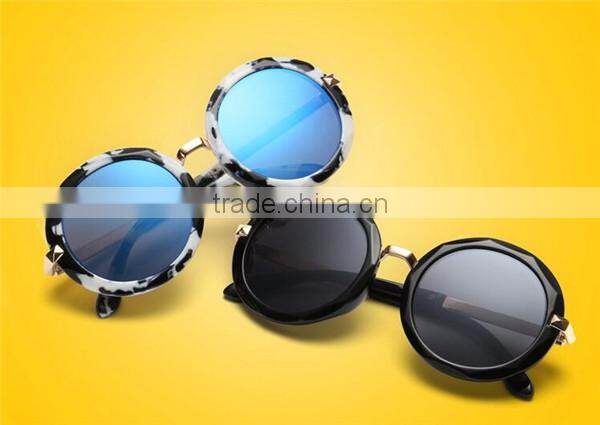 made in china wholesale factory retro reflective round lens sunglasses