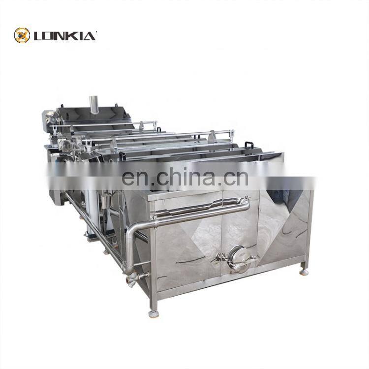 Full Line French Fries Peeling Cutting Blanching Potato Chips Making Packing Machine to Make French Fries