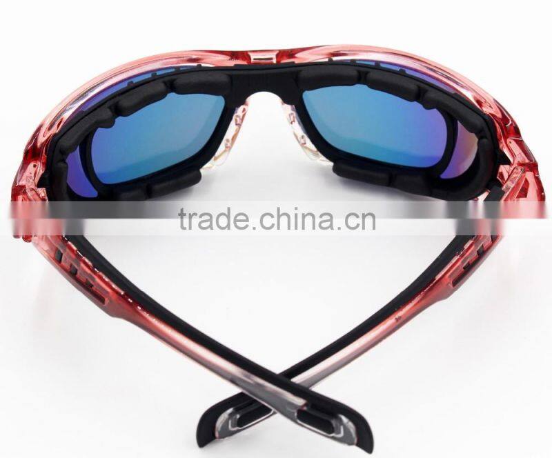 New stylish cool spy glasses wholesale uv protective glasses black frame grey lens army safety goggles motorcycle cycling racing