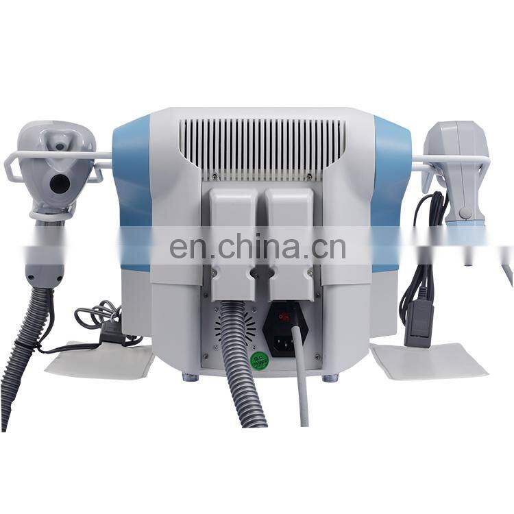 Portable BBLS anti-aging 2 in 1 RF face lifting ultrasound skin tightening wrinkle removal machine