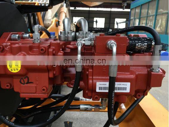 China Shandong factory price 13 ton wheeled excavator LX135-9A with standard 0.6m3 bucket