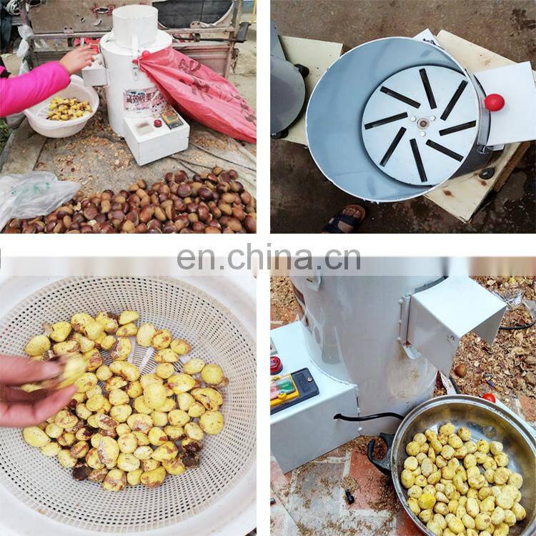 The newest Hazelnut Ginkgo Chestnut peeler cracker machine