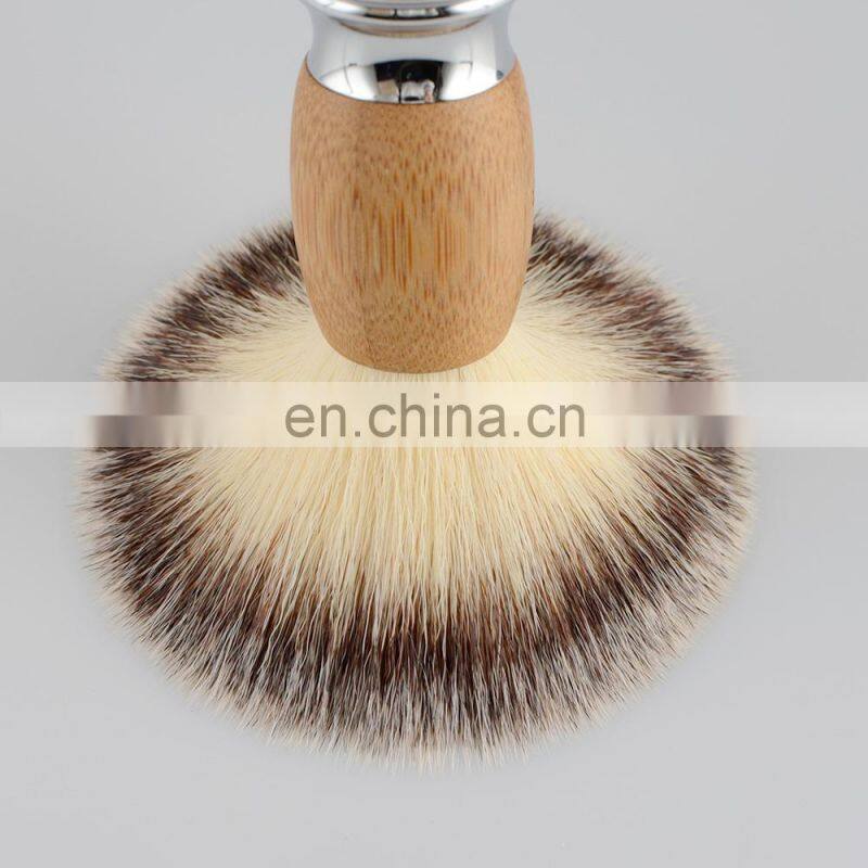 Simple Customized Eoc-friendly Bamboo Men Badger Brush Shaving Razor Set