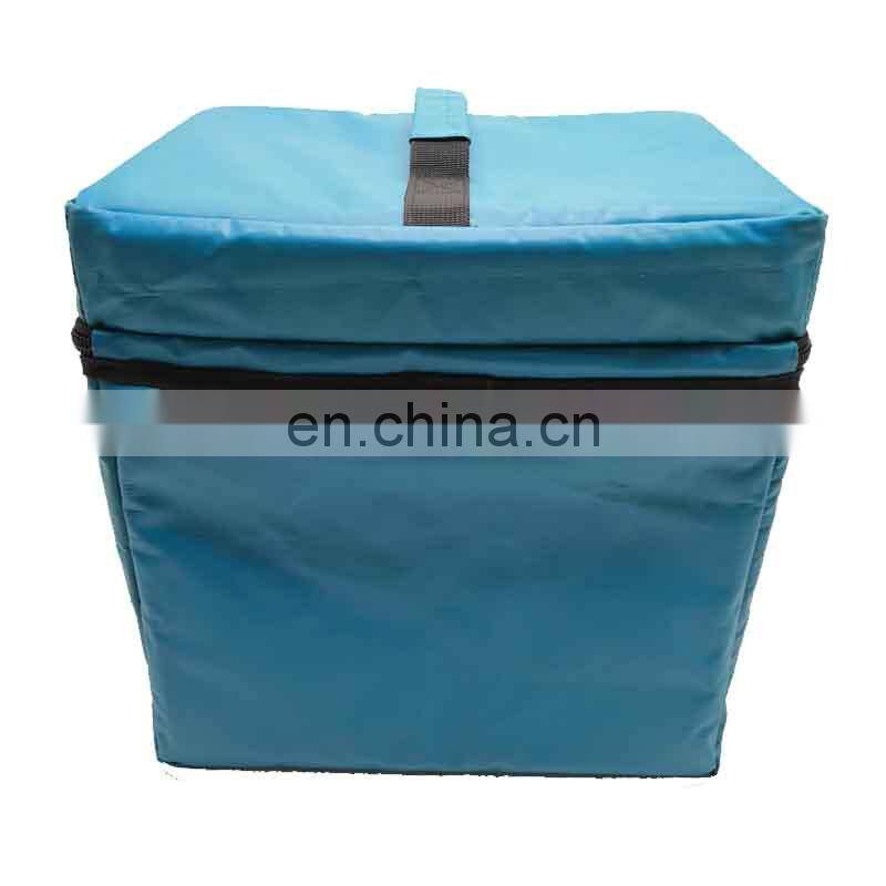 China Wholesale High Quality OEM Branded Transport Collapsible Cooler Bag Insulated Leakproof Food Delviery Bags Thermal Box