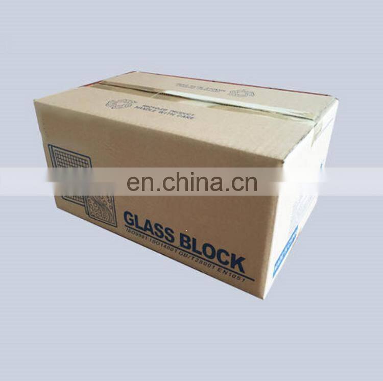 Outdoor Interior Transparent Crytal Solid 190X190X80mm Wall Decoration Glass Brick