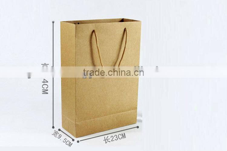Luxury Custom gift paper bag,factory brown paper bag