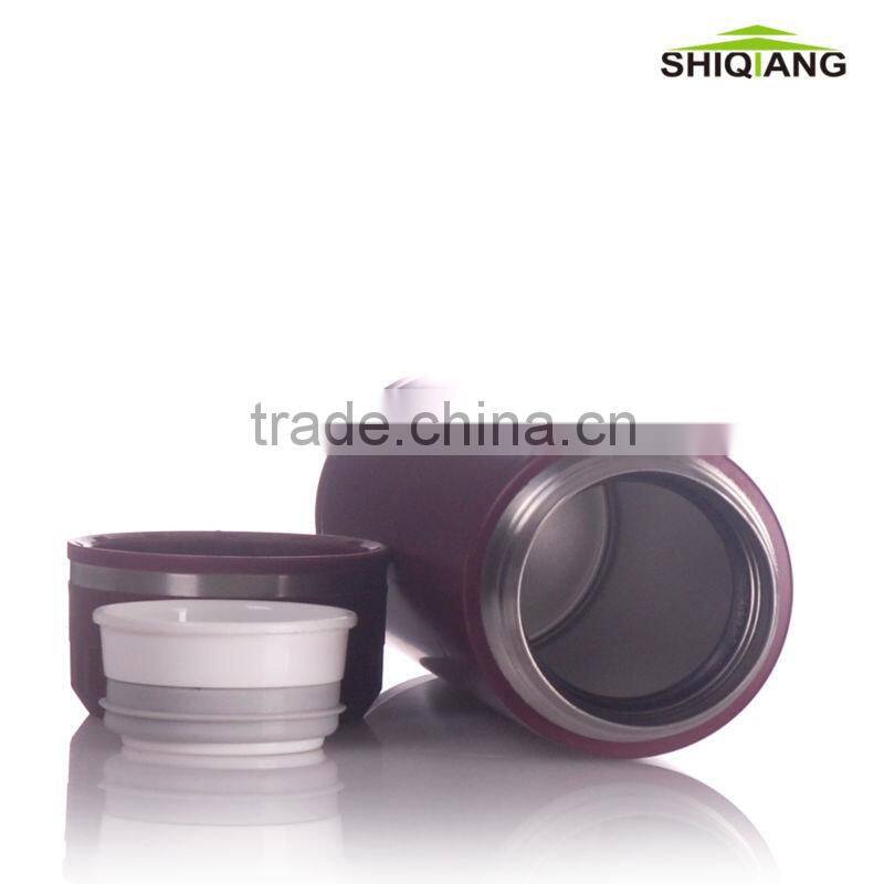 China manufacturers 16oz double wall stainless steel high vacuum thermos with lid and tea filter