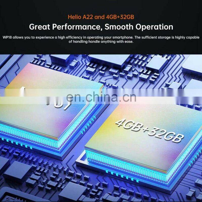 Oukitel WP18 12500mA Rugged Smartphone 5.93" 4G+32G Android 11 Mobile Phone HelioA22 13MP Quad Core Cell Phone