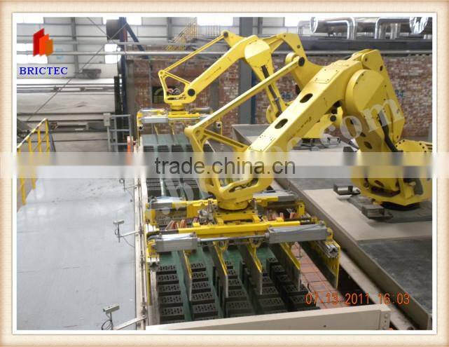 Labor saving!! Automatic stacking robot for brick pruduction line, clay brick making machine for sale