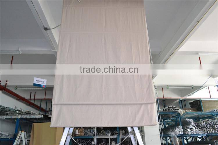 Curtain times rainbow colored roman blinds with string manual operation