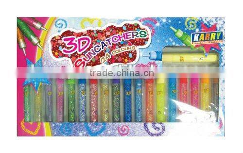 3D GLITTER GLUE DIY SALES PROMOTION 5 COLORS 10ML