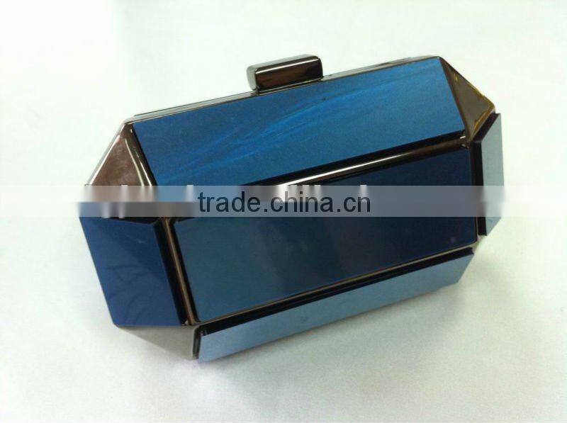 new style amber material clutch style fashion christmas evening bag