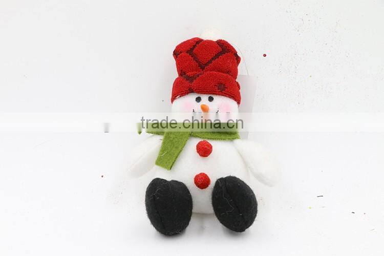 Xmas Tree Decoration Snowman Plush Home Decoration Hanger Table Ornament New Year