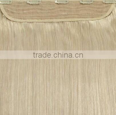 2015 new product 100% remy human clip in hair pieces