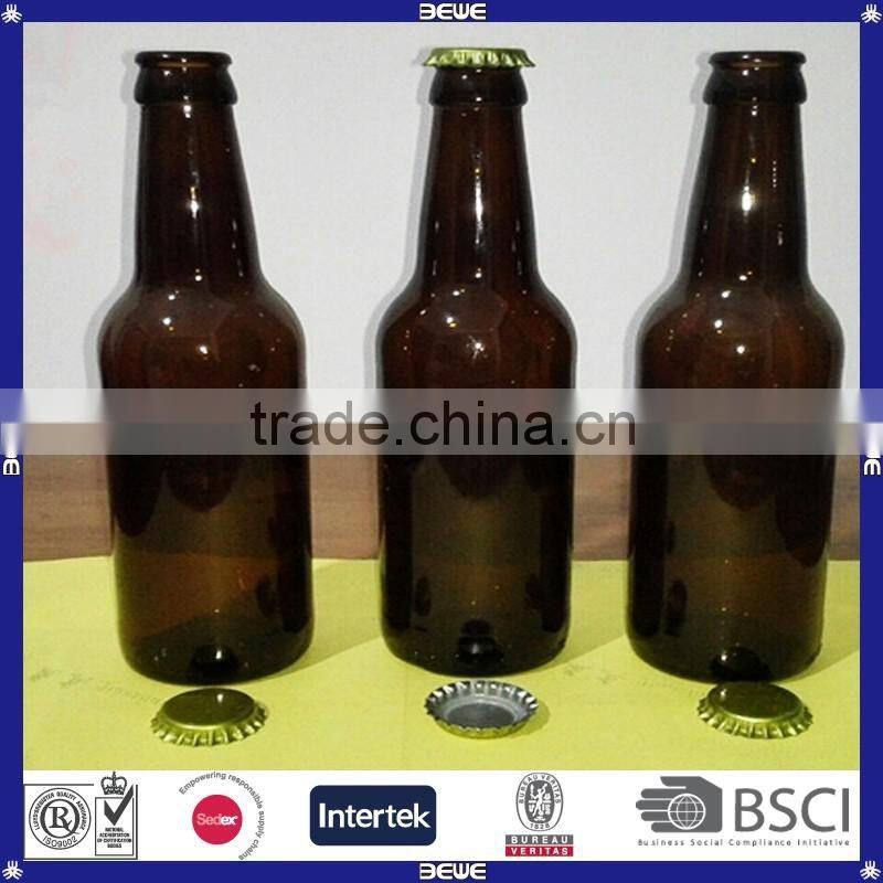 high quality food grade blank beer bottle