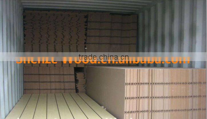 Low price and high quality mdf slotted board for display and decoration