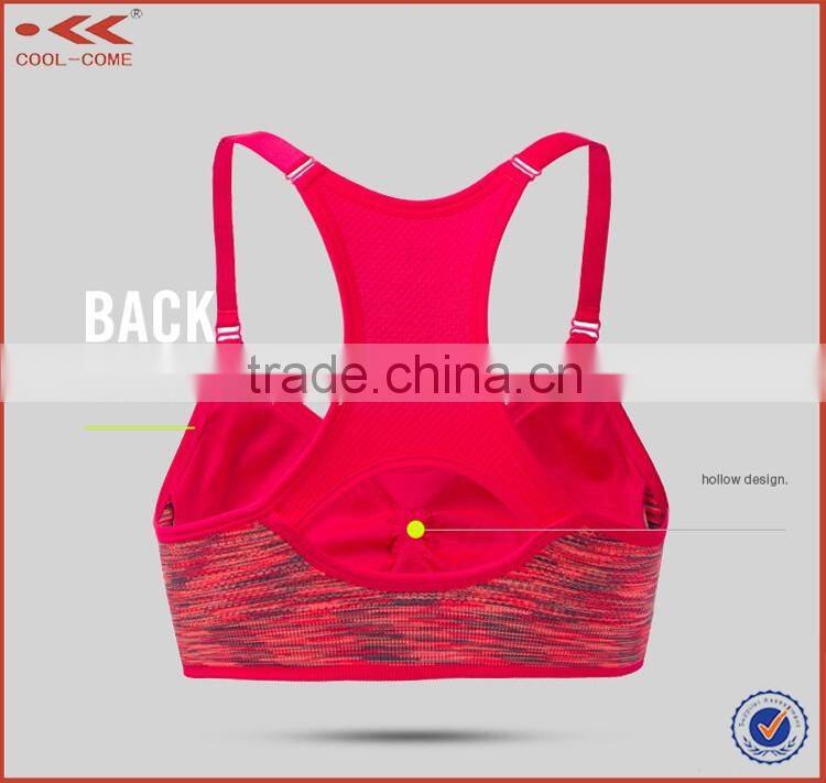 Top quality best yoga sports bra girls tube sexy bra wholesale