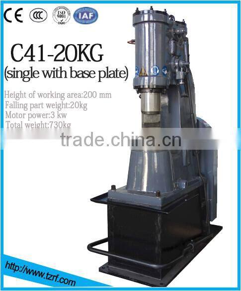 Air Forging Hammer Tool C41-20KG SINGLE WITH BASE PALTE