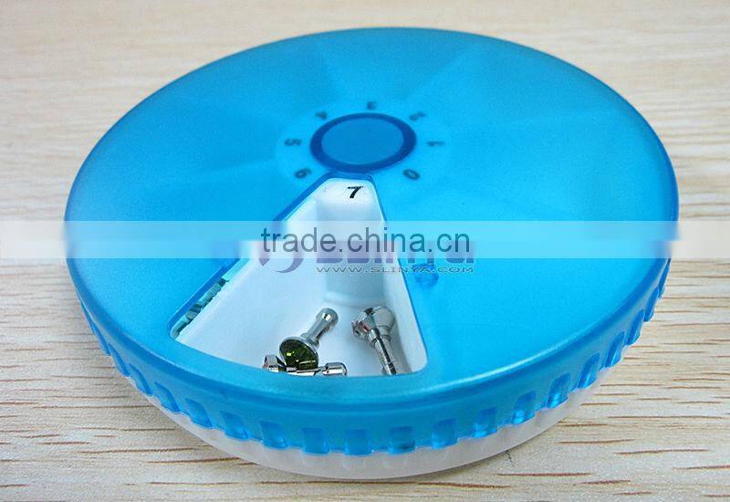 Multifunction Portable Round Pill Box