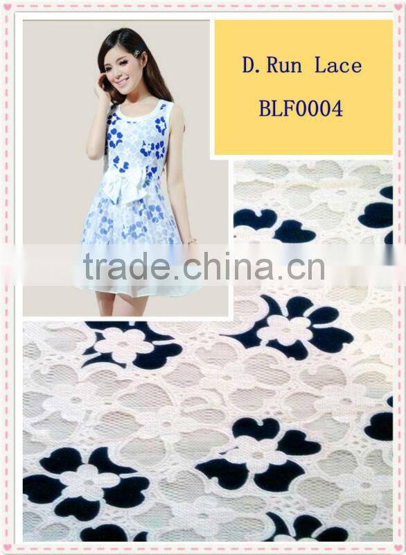 high quality non stretch lace fabric for party dress