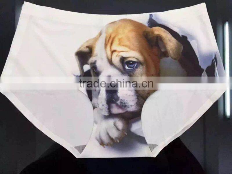 seamless panty 3D animal printing ,sex underwear