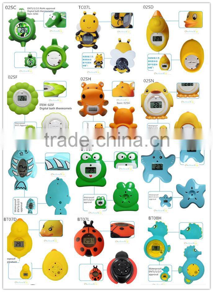 Silicone Shape Room Thermometer Temperature Displayer LED Color Changing Night Light Lamp for Babies Kids Children Adults