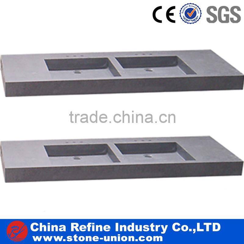 Natural flamed basalt stone