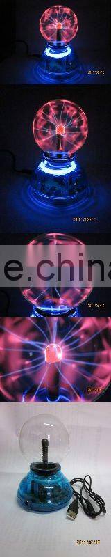 3" Sound Motion Plasma Ball Disco Party Light Globe