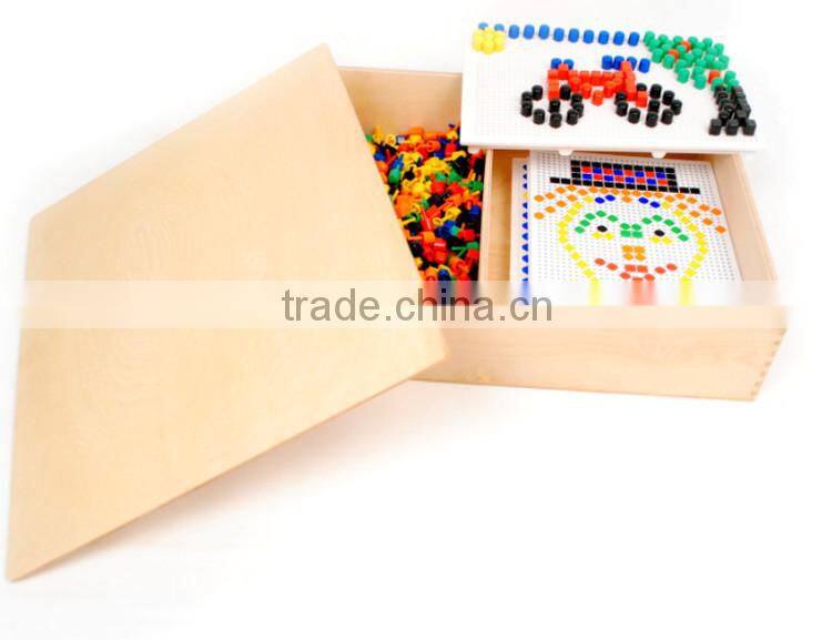 Hot selling wooden beads sets OEM high quality teaching sets toys educational Beads set teaching toys MDD-1017