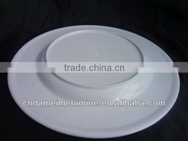 Christmas holiday dinnerware 11 inch melamine round plates