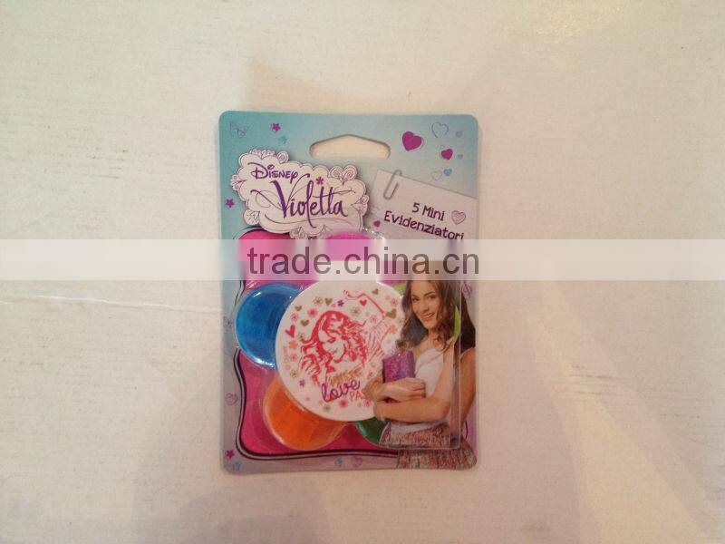 TOm and jerry design 4 color ball pen with eraser in stationery set