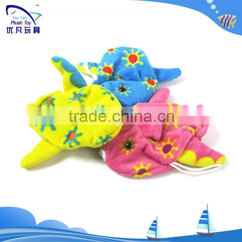 Hot selling sunfish plush growing water toys animal 2015 baby toy