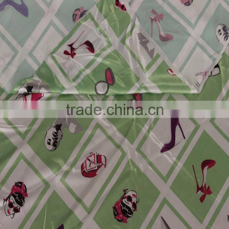 fashion design digital printting cotton fabric for 2 years old children shirts