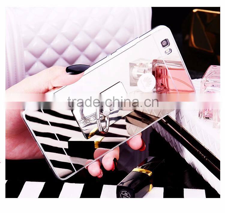 New design metal mirror surface case for Huawei p8 lite