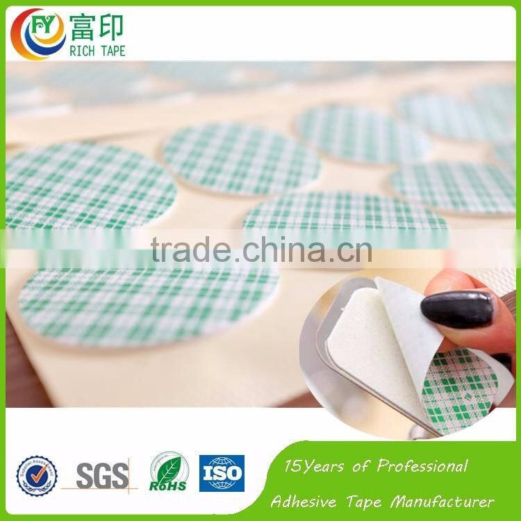 Double sided Hook loop Tape with high sticker for Holding using