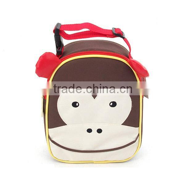 Backpack type children school lunch bag, custom design pattern kids lunch bag