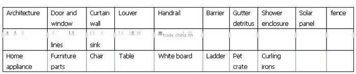 Wood Grain Transfer Window Aluminum Profiles