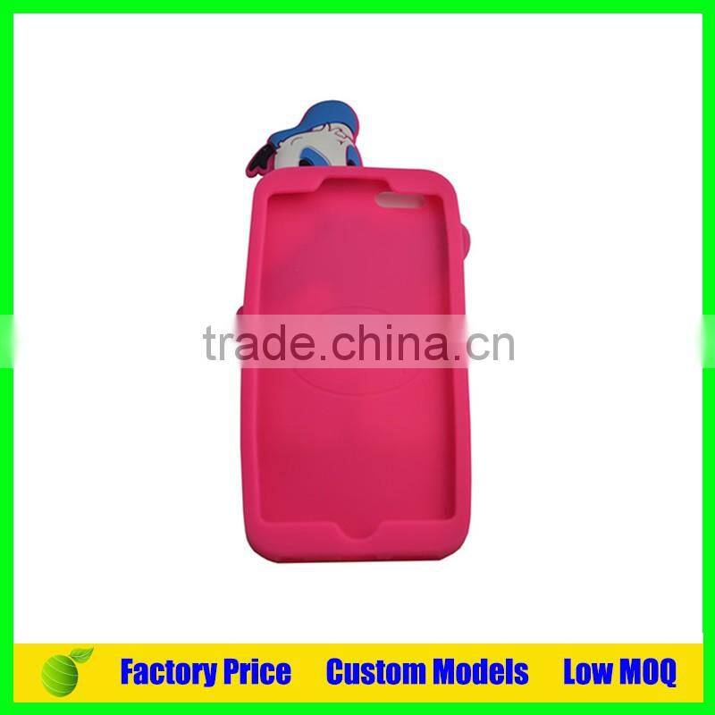 Donald Duck Custom Silicone 3d phone back cover case for Oppo R7 phone back case cover